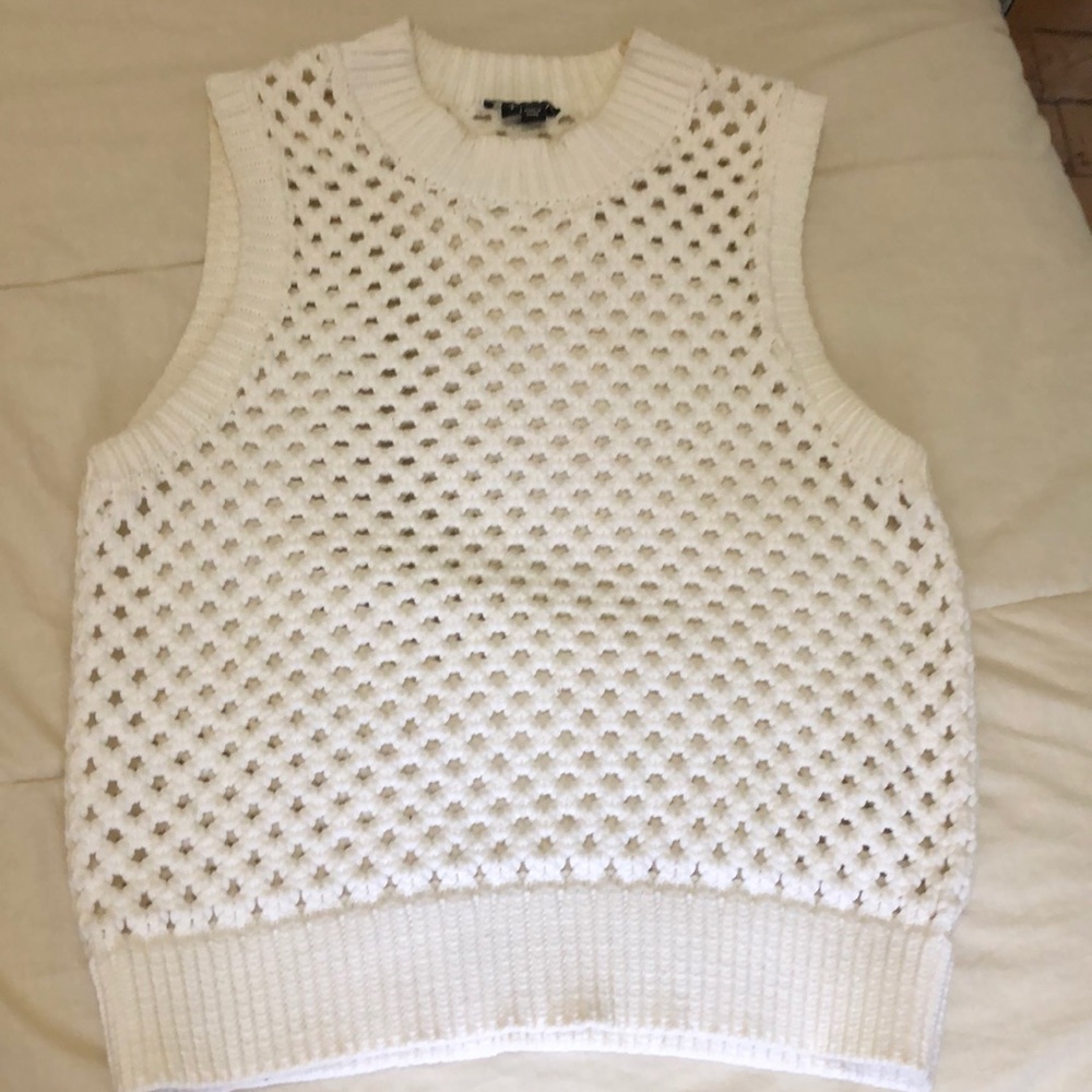Theory white sweater